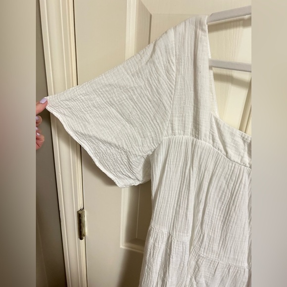 Rails Guazy Tiered Lined Dress In Valentina White Size XL - Picture 2 of 7